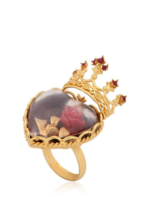 dolce gabbana ring gold|dolce gabbana jewelry collection.